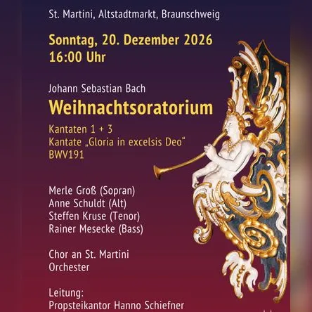 Titelbild zur Veranstaltung J. S. Bach: Weihnachtsoratorium