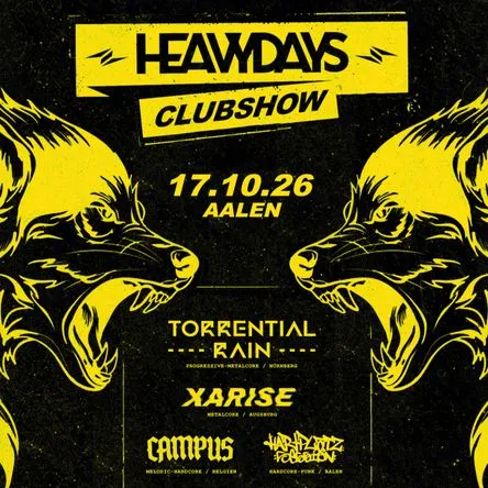 Titelbild zur Veranstaltung Heavydays Clubshow Frapé Aalen