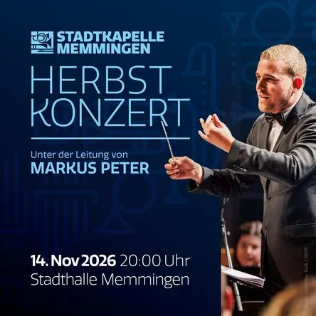 Titelbild zur Veranstaltung Herbstkonzert der Stadtkapelle Memmingen