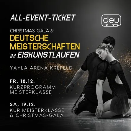 Titelbild zur Veranstaltung All-Event Ticket DM27 Eiskunstlaufen